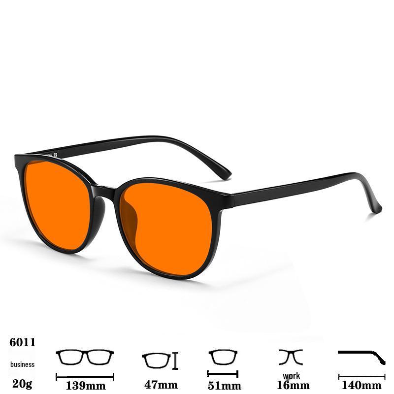 Light-Enhancing Sleep-Aid Glasses: Blue Light Blocking, Reflective Coating, Anti-Blu-Ray, Anti-Radiation, Melatonin Support, TR Frame.