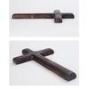 Crosses Wall Decor Black Color Wooden Wall Hanging Crosses Sign for Home Weddings Party Spa