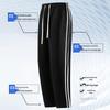 Wassup Sohot Men's Casual Loose Straight-Fit Striped Sweatpants