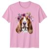 Just A Girl Who Loves Her Unisexs TShirt Basset Hound Dog Mothers Day