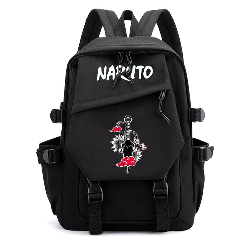 Anime Naruto Backpack Back To Schoolbag for Boy Girl Large Capacity Backpack Bookbag for Kid Gifts Men Women Leisure Travel Bag