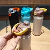 Insulated Travel Mug With Locking Flip Lid For Outdoor Sports And Office Use