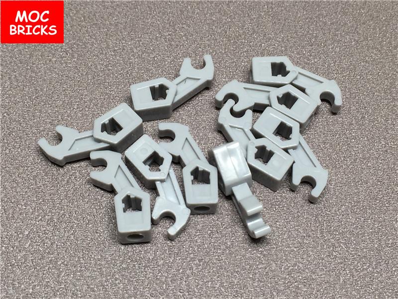 10pcs/lot MOC Bricks Body part Arm Mechanical Thick Support fit with 98313 Building Blocks Toys gifts