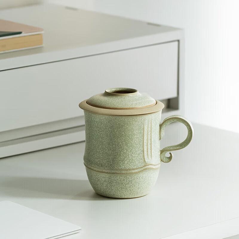 

Edenus Spring Bamboo Ceramic Office Tea Cup