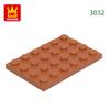 Non-Toxic 31Pcs/Lot 3032 4X6 Basic Plate Board Building Blocks Moc Parts Compatible With Bricks Educational Children'S Toys Gift Box