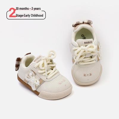 2026 Spring Anti-Slip Soft Sole Baby Girl Walker Shoes - Fashionable Casual Footwear