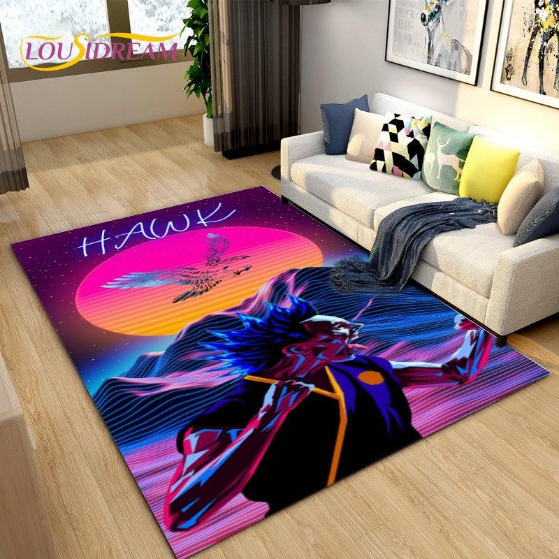 

Кобра Кай Аманда Телевізор Карате Килимок Великий, килимок для вітальні, спальні, дивана, прикраса, килимок для дитячих ігор, нековзкий килимок 40x60cm