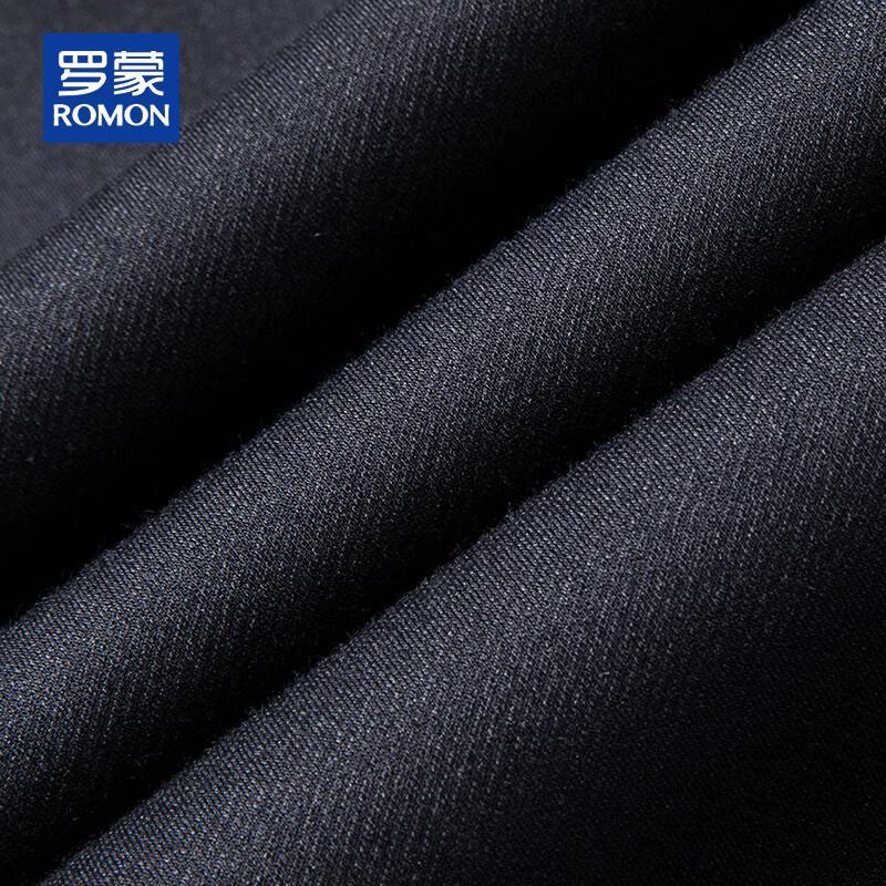 ROMON Men's Wool Blend Loose Fit Straight Leg Casual Pants