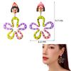 Top Sale Fashion Colourful Dangle Earrings for Women Accessories Stud Earring Pendientes New In Resin Earings
