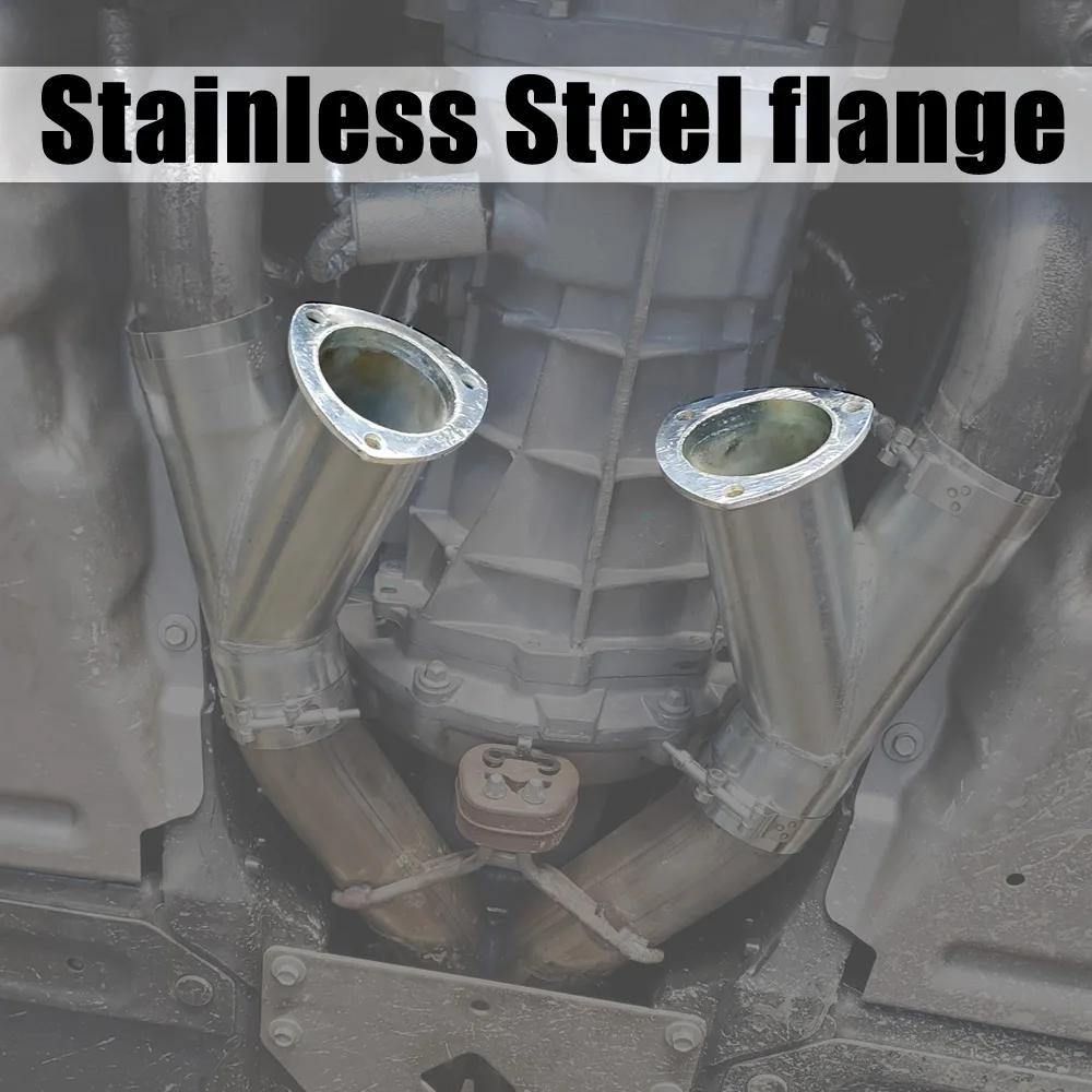 2/2.5/3 Inch 3-bolt Stainless Steel Exhaust Muffler Weld Flange Connection Joint With Gasket