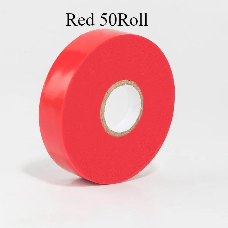 5/10/20/ Pcs 5 Meters 18mm Diameter Black Electrical Tape High-temperature Resistant Plastic Insulating Tape Electrical Tape