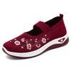 Women's shoes large size casual shoes summer new fly-woven breathable mesh shoes soft sole comfortable shoes women's 2025