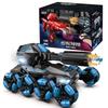 Remote controlled tank vehicle gesture sensing drift can fire water bombs, six wheel four-wheel drive off-road climbing toy