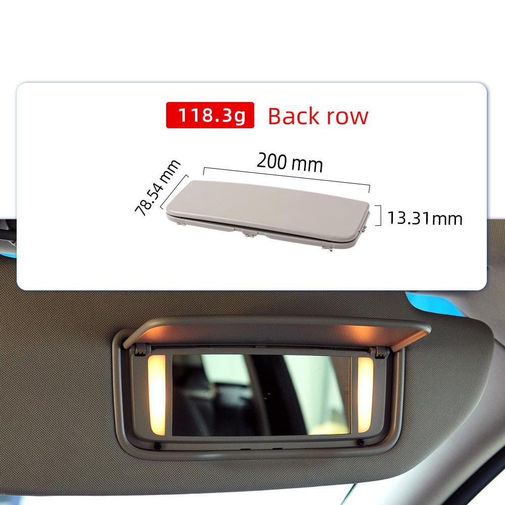 Vícebarevné Zrcátko do auta na líčení Černé Šedé Béžové pro Volvo XC60 XC90 S80 XC70 V70 Příslušenství Kosmetického zrcátka do interiéru auta