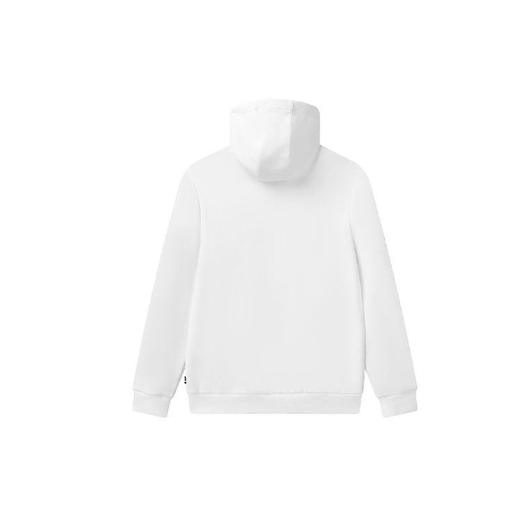 FILA Printed Loose Fit Hoodie Men Hoodies White F11M111219F-WT