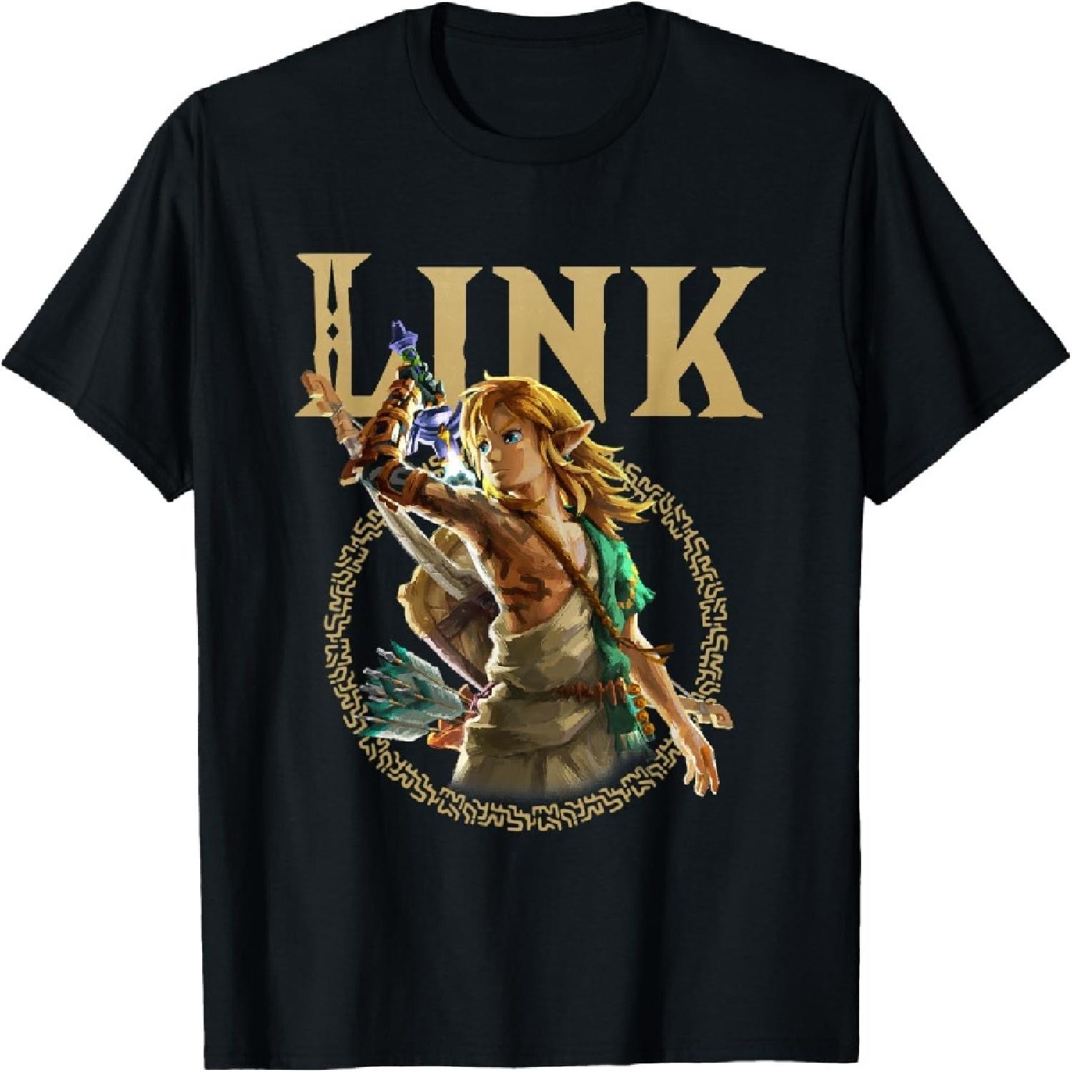 The Legend of Zelda Gold Link Hyrule Portrait T-Shirt XXXXXL разноцветный