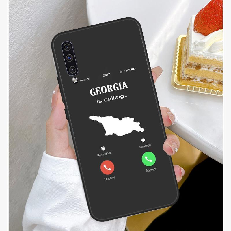 Чехол с флагом Грузии для Samsung A12 A32 A42 A52 A72 A52S A03S A21S A11 A31 A51 A71 A10 A50 A70, полное покрытие Samsung A10