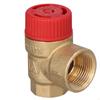 MS Safety Valve 1/2 Inch X 3/4 Inch 2 Bar for Central Heating Installations