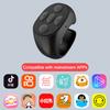 Wireless Bluetooth-compatible Selfie Video Controller Portable Automatic Page Turner Browsing Type-c Charging for Mobile Phone