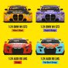1/24 Scale BMW M4 GT3 WASA Racing Series Alloy Metal Diecast Model Car DIY Design Collection Decoration Boutique Trendy Gifts for Boys
