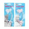 1Pc Mini Led Clamp Reading Lamp Night Lights Read Bedside For Bedroom Study Clip Design Home Portable Book Clip Lamp