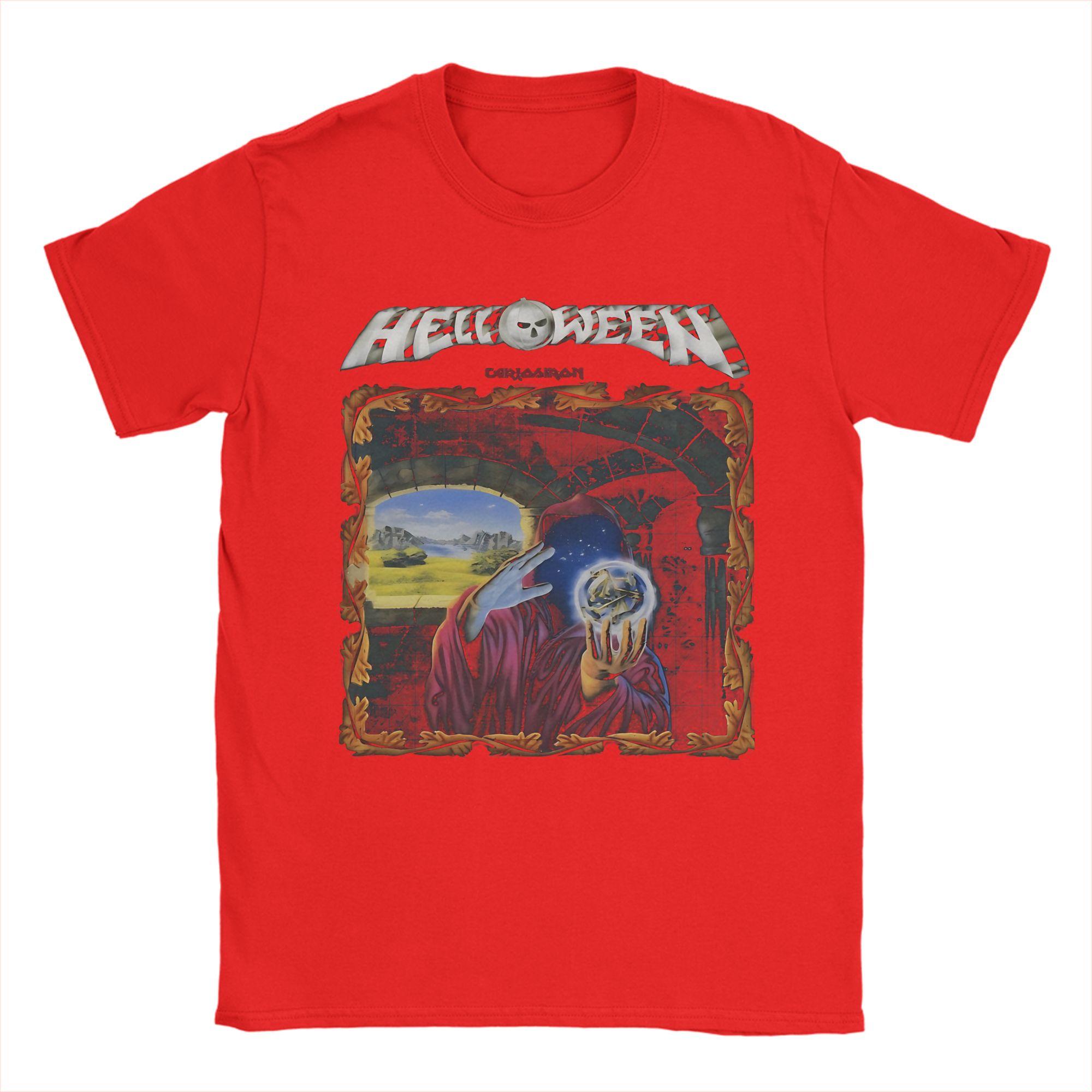 

3 Good Designs Helloween Band Pure Cotton TShirt For Unisex Summer Vintage TShirts O Neck Harajuku Tee Shirt Oversize Tops S