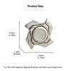Mini EDC Fidget Spinner Open Armor Top - Magnetic Metal Stress Relief Toy for Adults Anxiety Relief Fidget Slider Holiday Gifts
