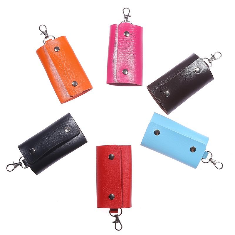 Creative Women Men Fashion Keychain Car Accessories Key Wallet Unisex Utility Slot Keychain Keyfobs Organizer Bag