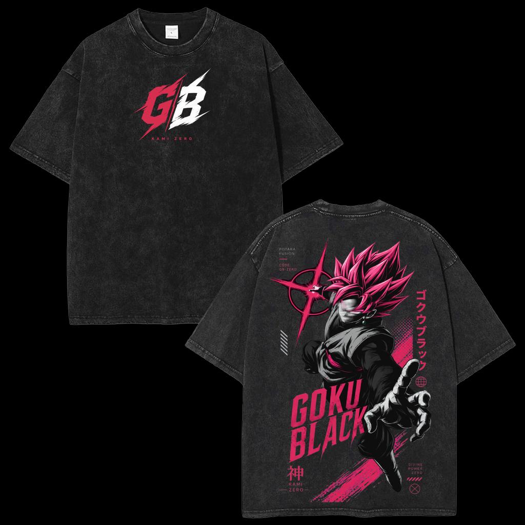 Dragon Ball Gewaschenes Übergroßes T-Shirt Grafik Herren Damen Reine Baumwolle Streetwear Y2k Lässig Locker Hohe Qualität Kurze Ärmel Damen Herren Kleidung