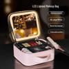 LED Makeup Bag with Mirror, High-End Feel, Large-Capacity for Makeup Artists