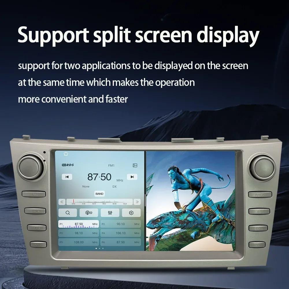 9'' Car Radio for Toyota Camry 2007-2012 Carplay Android Navigation GPS Bluetooth Multimedia Player Smart Automotive System