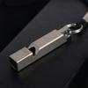 Titanium Alloy Whistle Dog Training Camping Outdoor Life-saving EDC Multitool 120dB High Frequency Survival Whistle