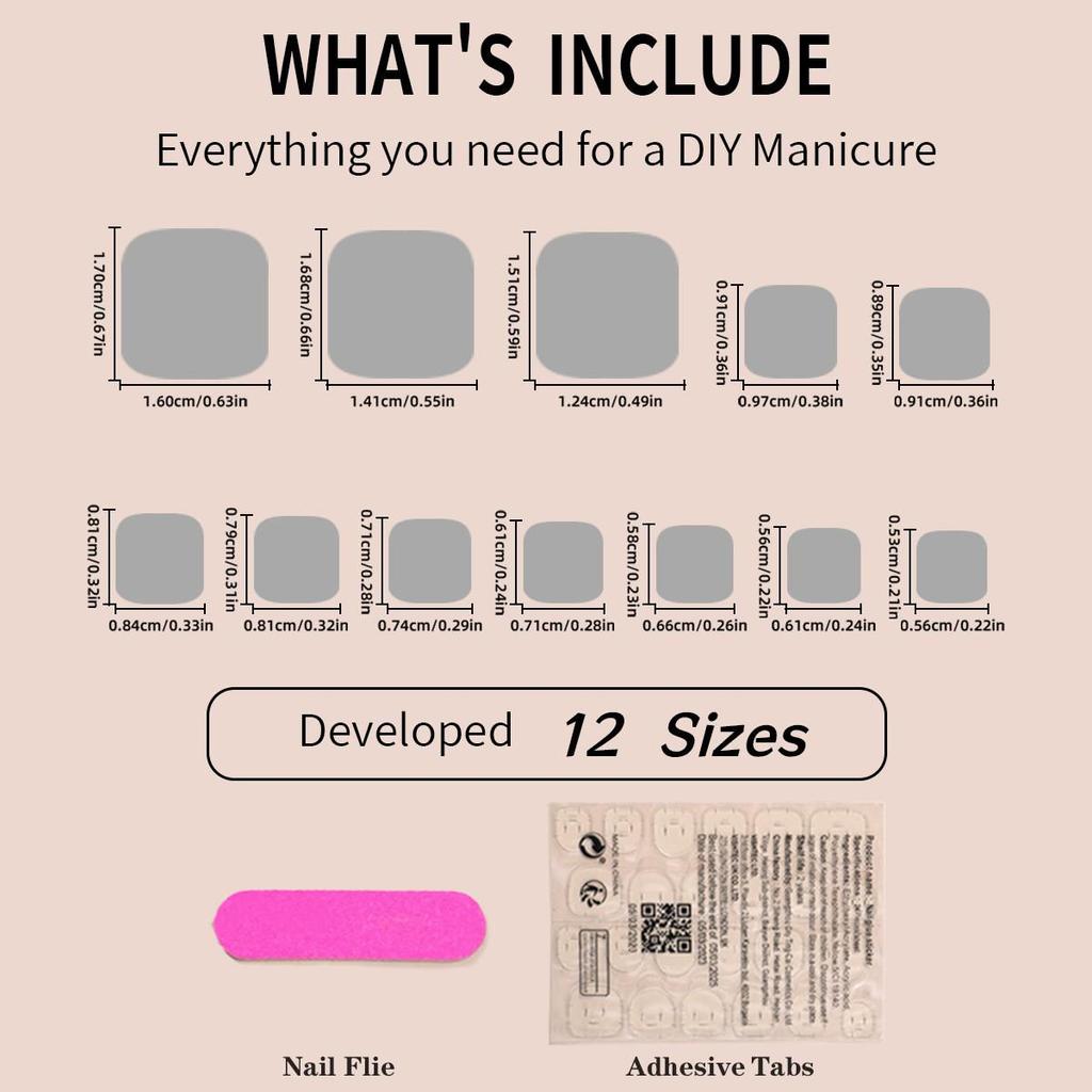 Summer Pink Nail Art Toenail Patches - 24pc Boxed Set