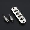Professional Roller Saddles Guitar Bridge Replacement 4 String Guitar Bridge Roller Saddles Guitar Bridge Guitar Accessory