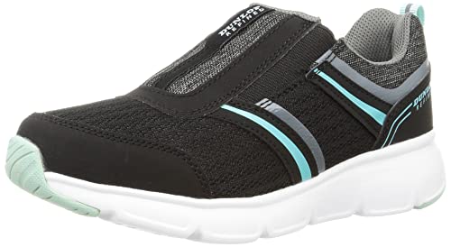 

DUNLOP REFINED Women s Lightweight Walking Shoes, 4E Wide, Cushioned, Shock Absorbing, Zippered, Easy to Wear, Black, DC1503, Size 24.0 cm