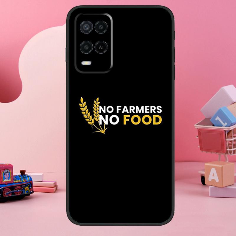 

No Farmers No Food Case For Oppo A78 A38 A18 A98 A58 A60 A80 A40 A96 A76 A16 A94 A74 A54 A15 A17 A57 A77 A5 Pro OPPO A77 5G