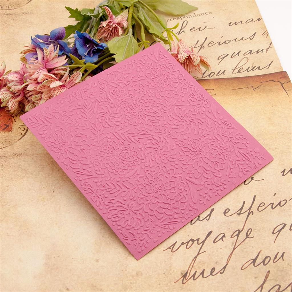 Plastic Embossing Folder Flower Template for DIY Scrapbooking Craft Photo Album Card Making Stamp Stencil Printing Clamp