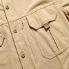 Men's Vintage Work Shirt Short Sleeve Casual Loose Fit Button Down Shirt with Chest Pockets Lightweight Breathable Fabric for Outdoor Activities
