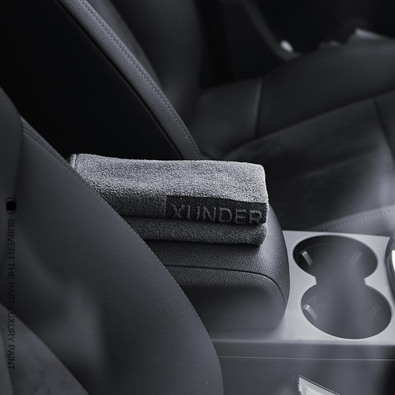 Car Wash Towel High-end Superfine Fiber Double Sided Short Fluff Non-Shedding Strong Water Absorption Soft Car Cleaning Towel
