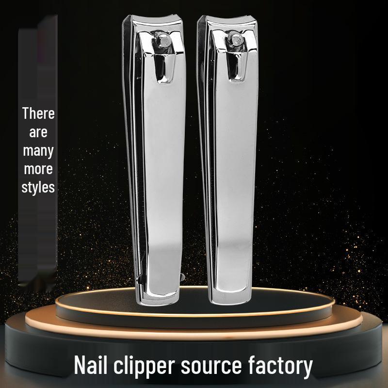 Child-Safe Anti-Splash Electroplated Nail Clippers - Large Size