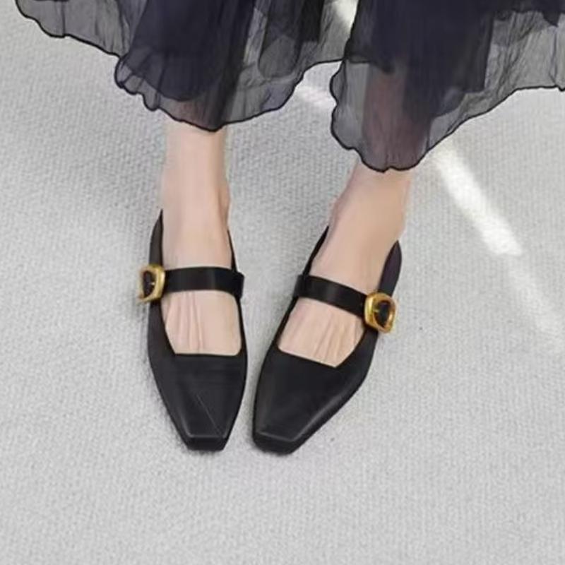 Mote 2025 Vår Nye Damesko Damer Flate Mote Vintage Britisk Stil Lær Oxford Loafers Komfortable Casual Grunne Flats Sko