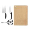 Kangbax 4-Piece Kitchen Chopping Board and Knife Set