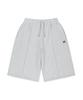 Brown Bless Tag Tuck Sweat Shorts - Ash