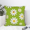 Flora Gänseblümchen Nahtloses Muster Kissenbezug Benutzerdefinierte Kissenhülle Für Sofa Auto Heimdekoration Kawaii Kissenbezug