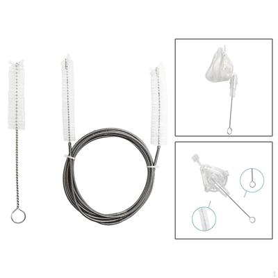 2 Pieces Long Wire Brush Watch Cleaning 22 Mm Tube Dust Removal Tool for Coffee Machines