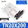 TDA Double-Axis Double-Rod Large Thrust Cylinder - Sizes: 10/16/20/25/32/40/50mm X 20/50/75mm