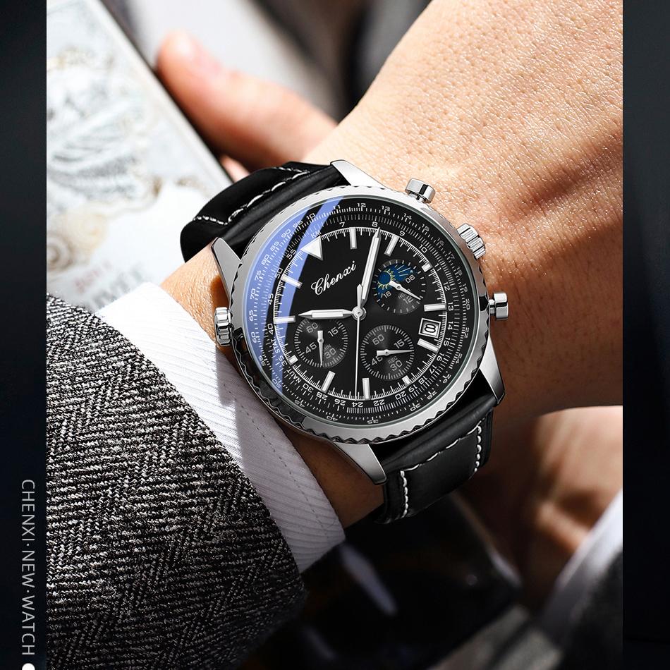 Watch for Men Fashion Waterproof Men Watch Sports Watches Mens Quartz Wristwatch Clock Men's Gift Relogio Masculino+Box