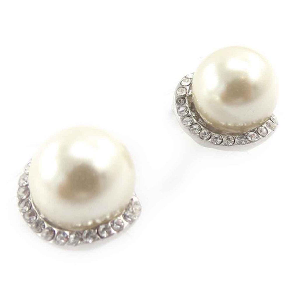 Les Trésors De Lily [J8701] - Ivory 'Sissi' Designer Earrings