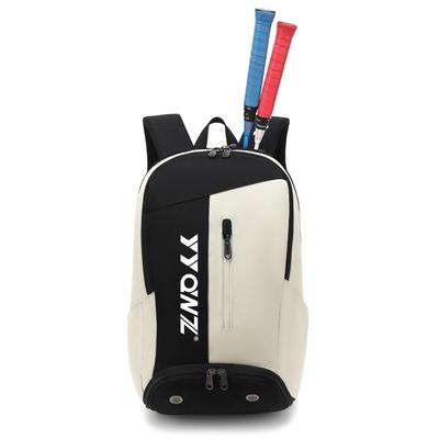 FMAFNLY Badminton and Tennis Racket Backpack for Holds 2 Tennis Rackets and 3 Badminton Includes Shoe Perfect for and Beige Bag, Sports, Rackets,