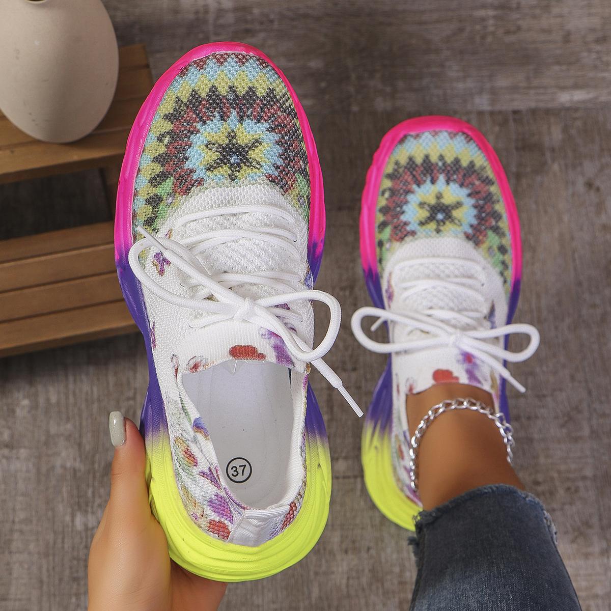 

Fashion 2025 Fall New High Quality Mesh Breathable Women Sneakers Fashion Lace Up Ladies Casual Shoes Round Toe Walking Tennis Shoes 35 зелений